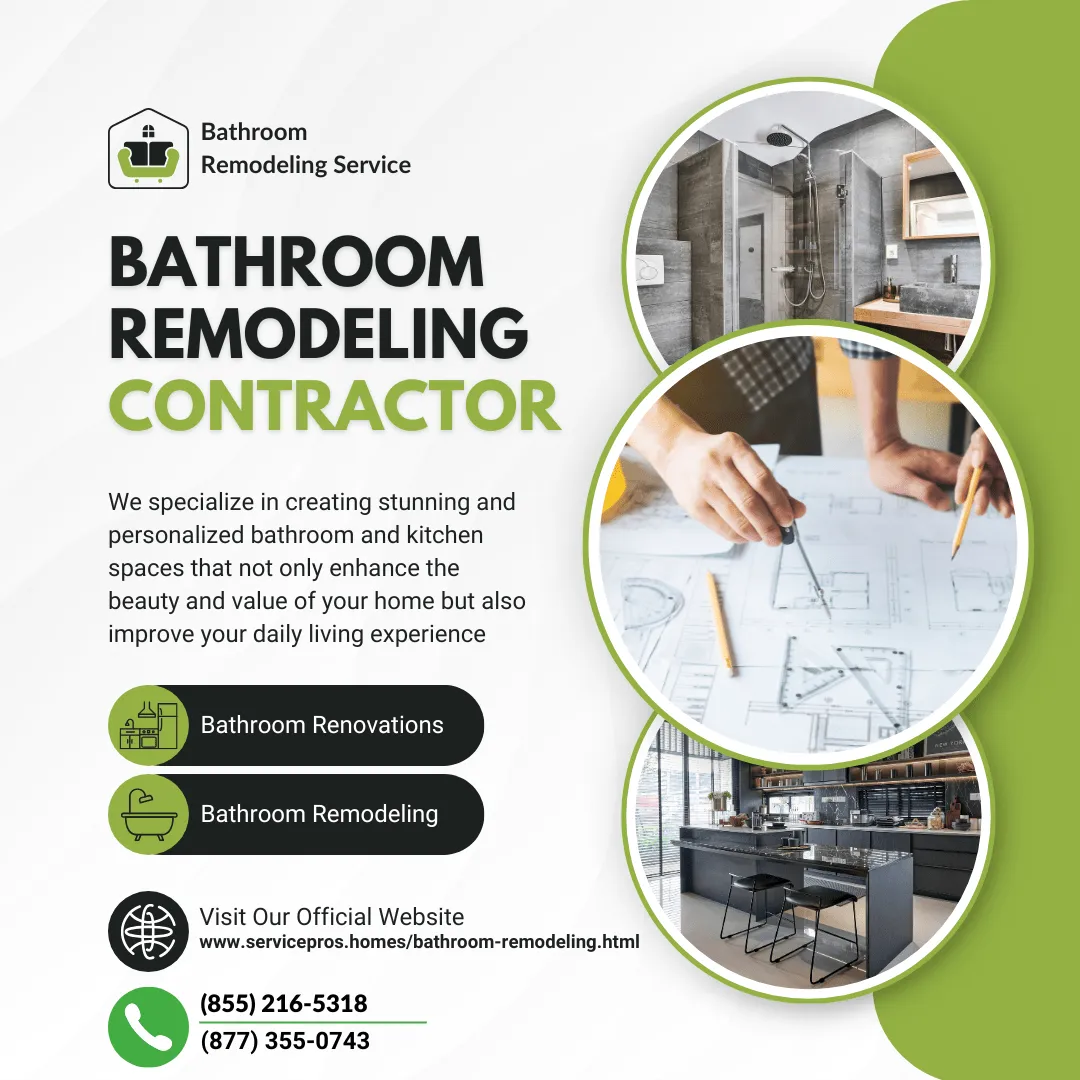 Bathroom Remodeling process diagram or service image 1